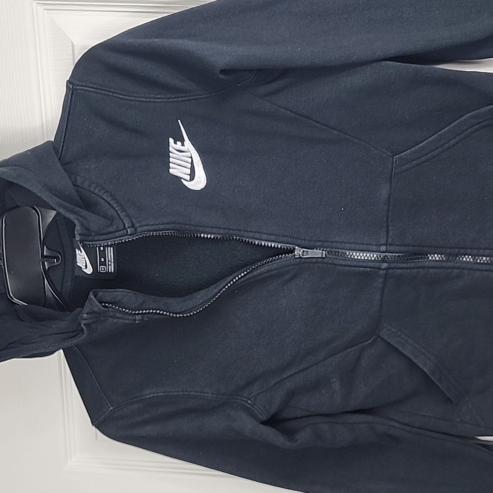 Nike Jacket Unisex Size M. Black zip up hoodie - Picture 6 of 11
